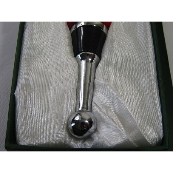 LSARTS Plantation Bottle Stopper Santa in Hat Wine Cork Holiday Festive Drink - Picture 6 of 8